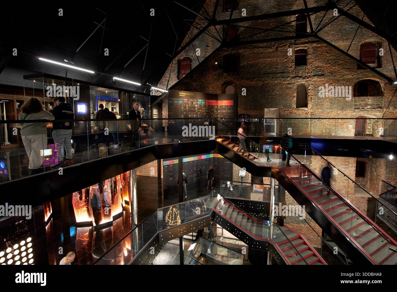 interior of the amber museum gdansk poland Stock Photo