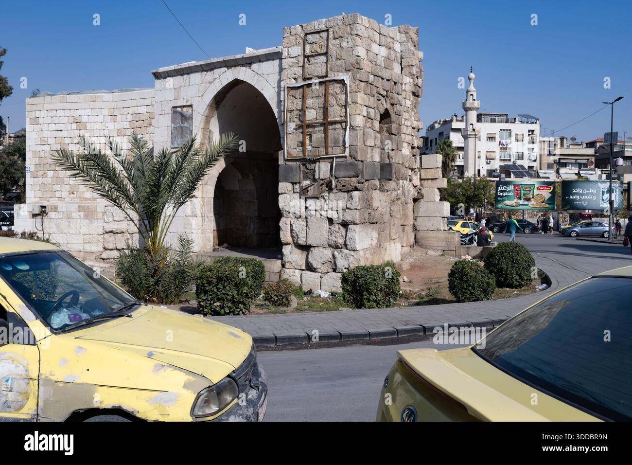 Damascus, Syria. December 5th 2025. Bab Tuma meaning Gate of Thomas, a neighborhood located in the old city of Damascus in Syria.  It is one of the se Stock Photo
