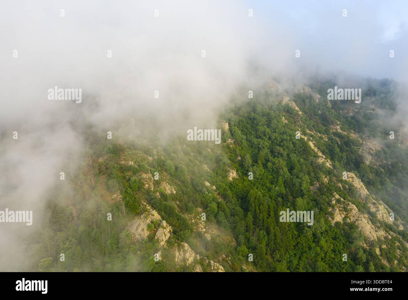 Aerial view rugged rocky hillside hi-res stock photography and images ...