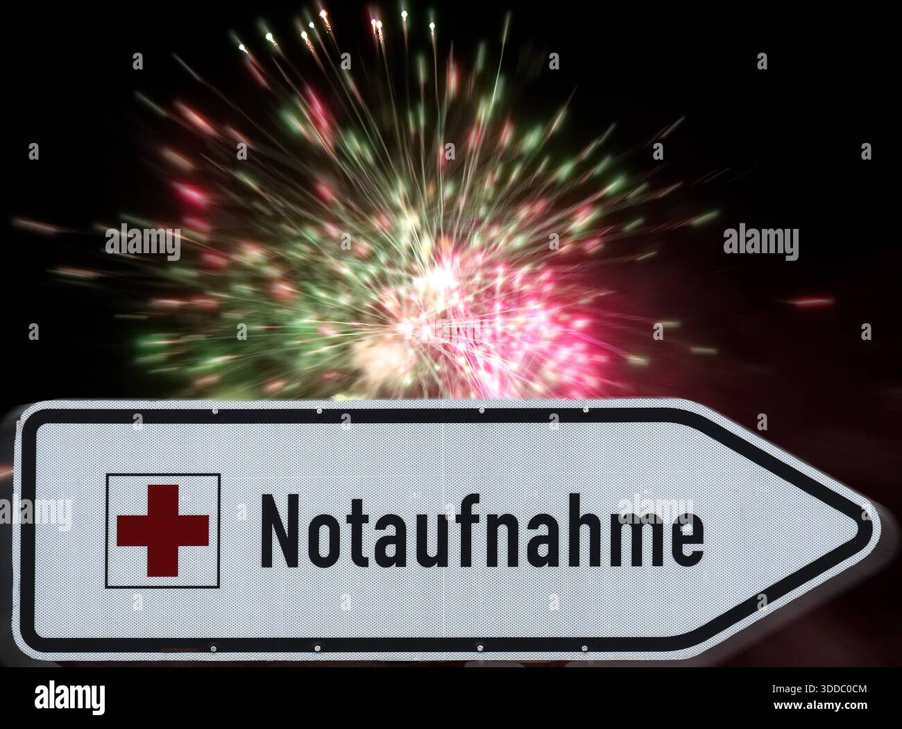 ACHTUNG FOTOMONTAGE Hier im Bild ein Schild mit dem Schriftzug ...