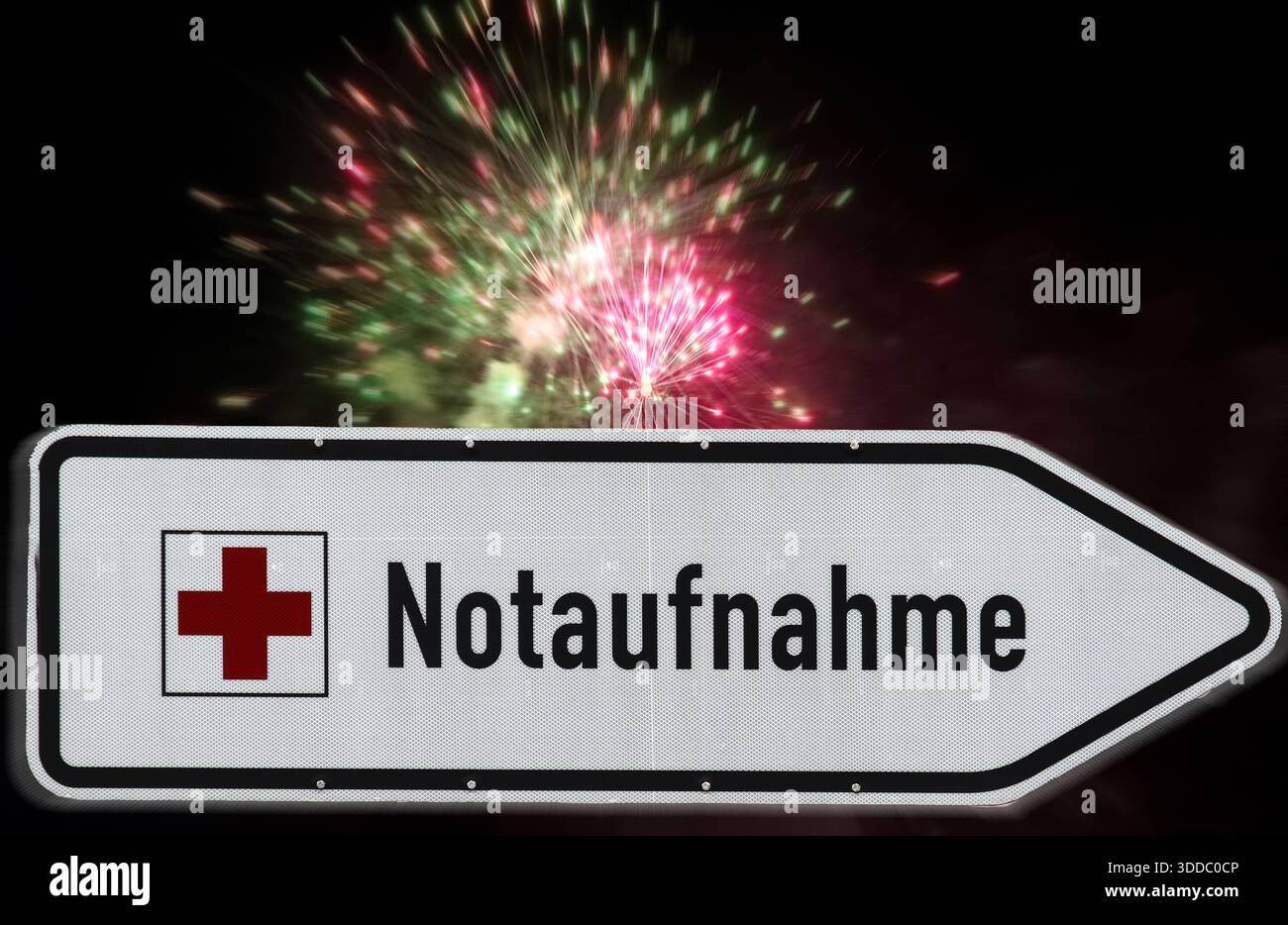 ACHTUNG FOTOMONTAGE Hier im Bild ein Schild mit dem Schriftzug ...