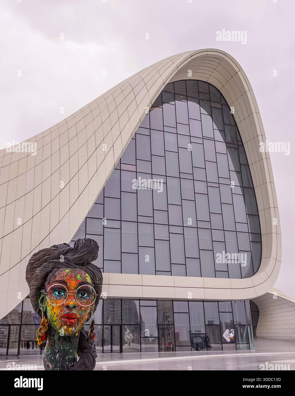 The Heydar Aliyev Center in Baku, Azerbaijan - Stock Image