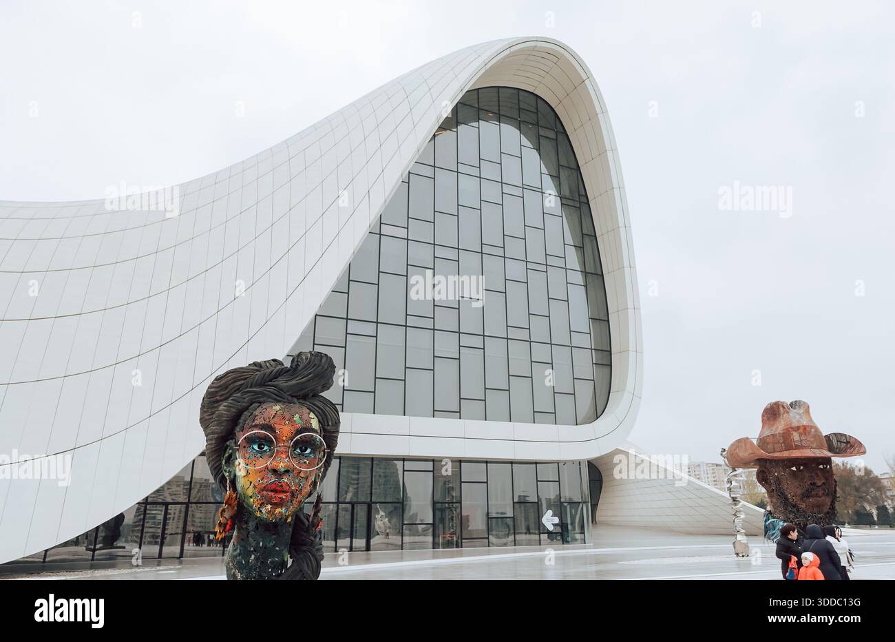 The Heydar Aliyev Center in Baku, Azerbaijan - Stock Image