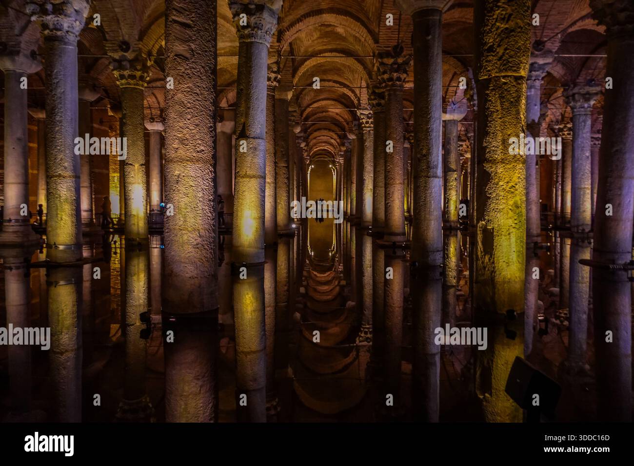 The Basilica Cistern in Istanbul, Turkey - Stock Image