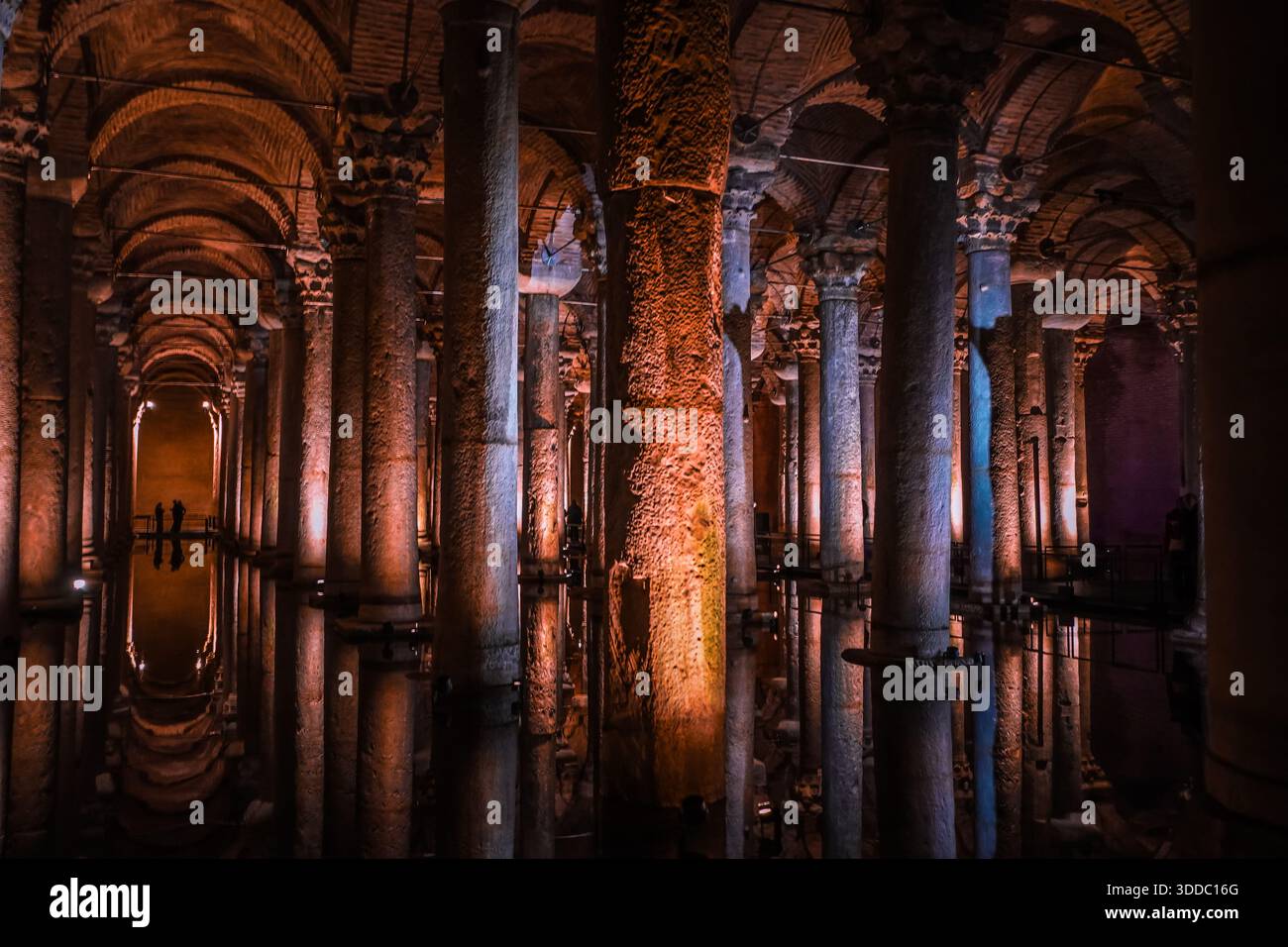 The Basilica Cistern in Istanbul, Turkey - Stock Image