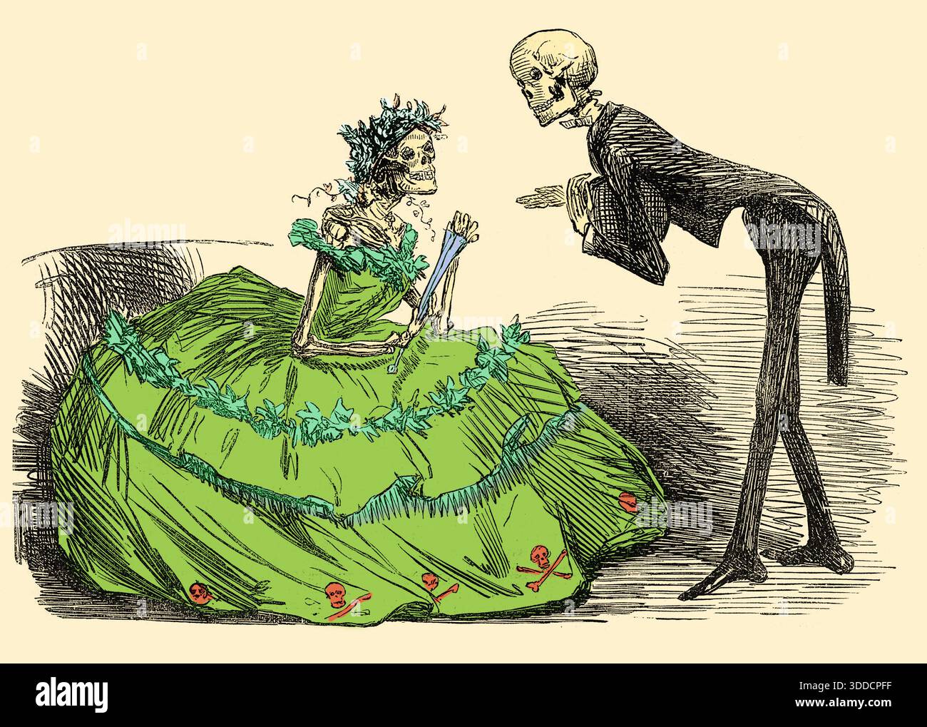 The Arsenic Waltz, 1862 Stock Photo