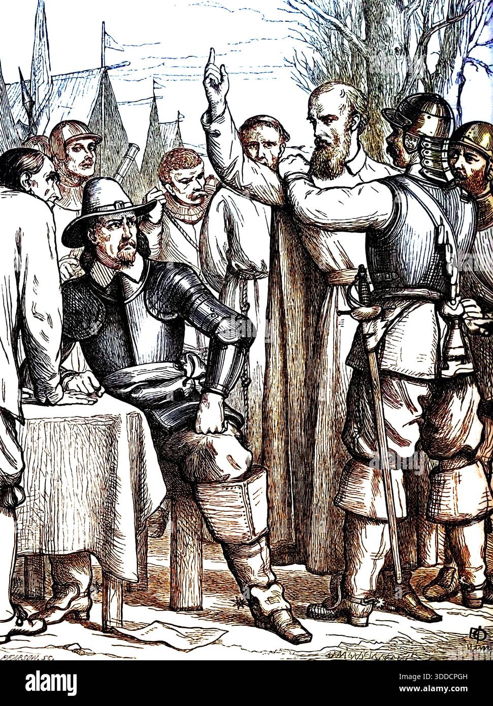 17th century drawing of war hi-res stock photography and images - Alamy