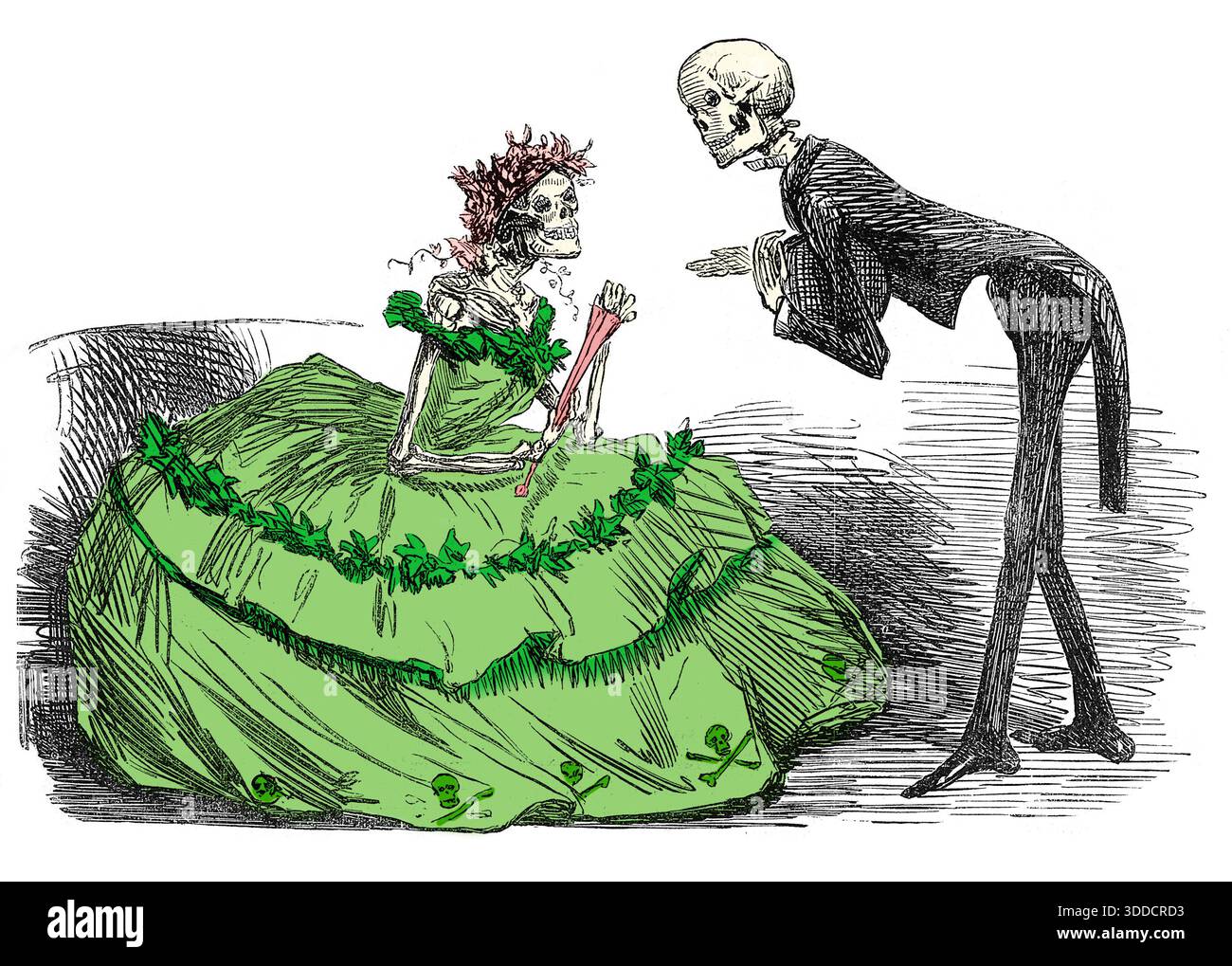 The Arsenic Waltz, 1862 Stock Photo