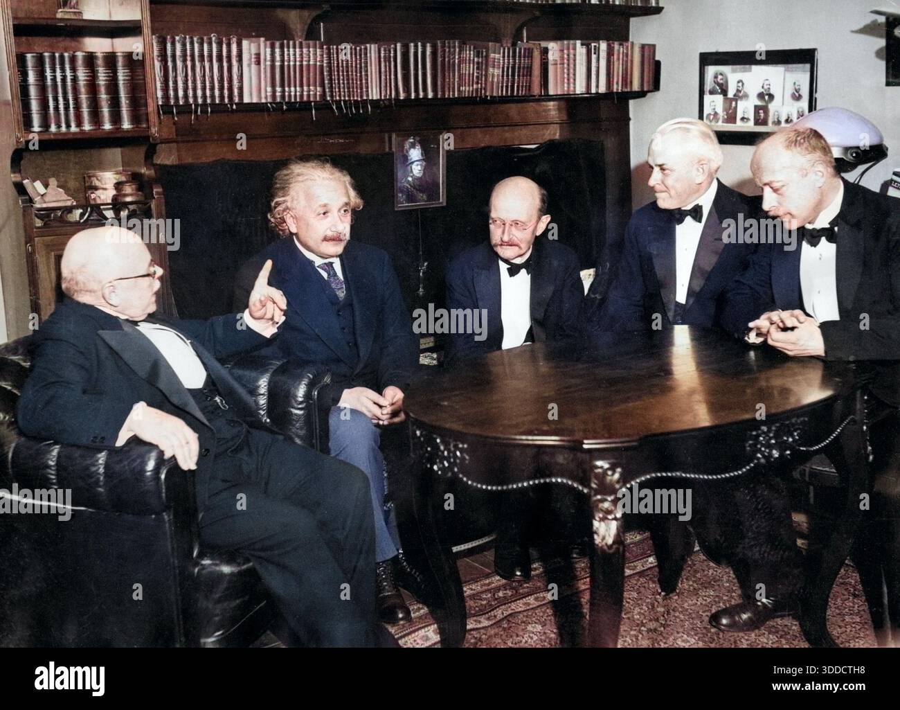 Albert einstein and robert andrews millikan hi-res stock photography