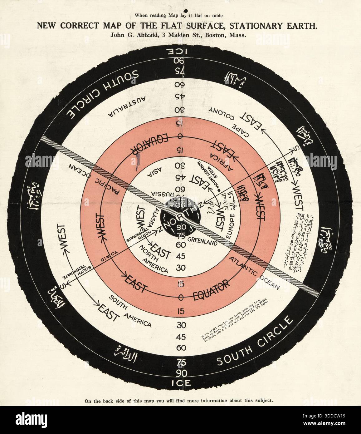 Flat earth map hi-res stock photography and images - Alamy