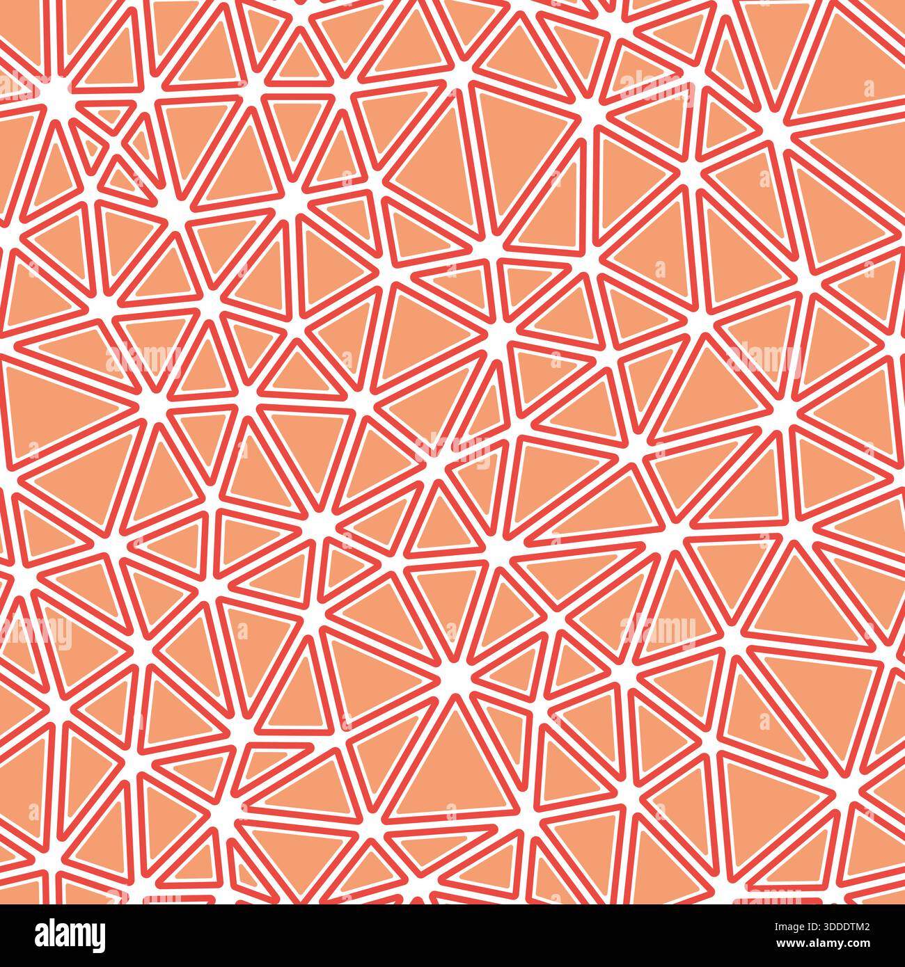 Minimalistic triangles background. Rounded solid shapes in frames. Medium triangle size. One-tone colored style. Repeatable pattern. Stock Vector