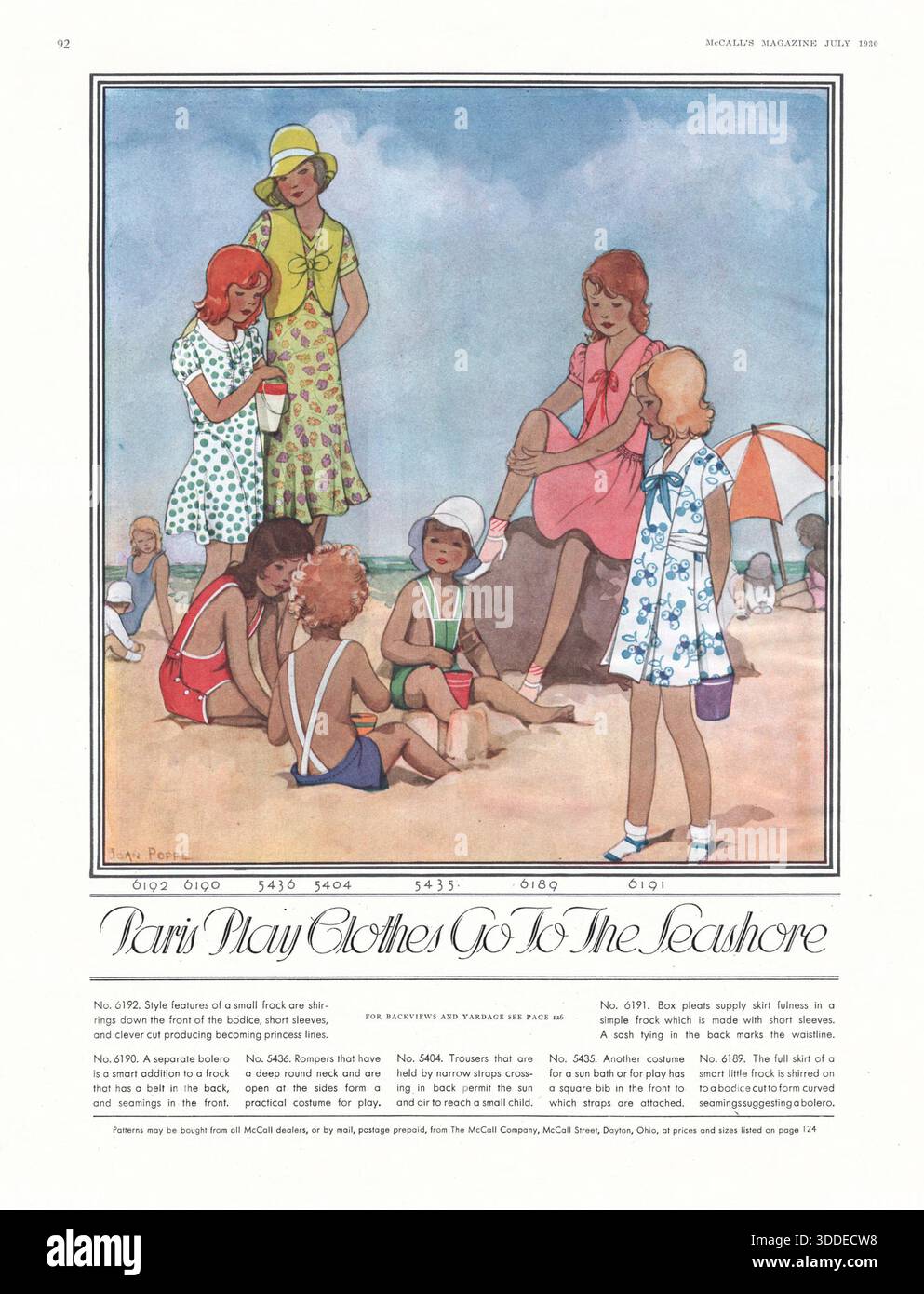1930 fashion magazine hi-res stock photography and images - Alamy