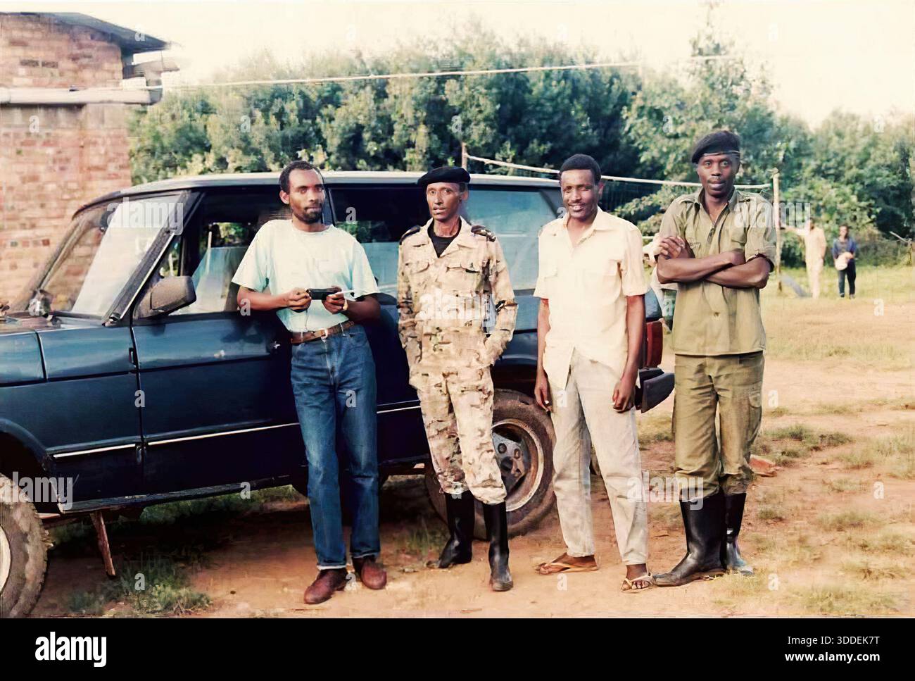 Ww1 Rwanda RWANDA, KIGALI. Rwanda Patriotic Army rebels during the liberation war ...