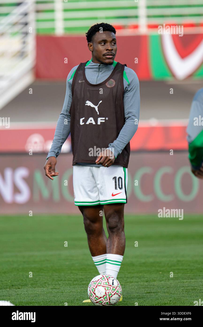 Fisayo Dele-Bashiru of Nigeria during the Africa Cup of Nations (CAN ...