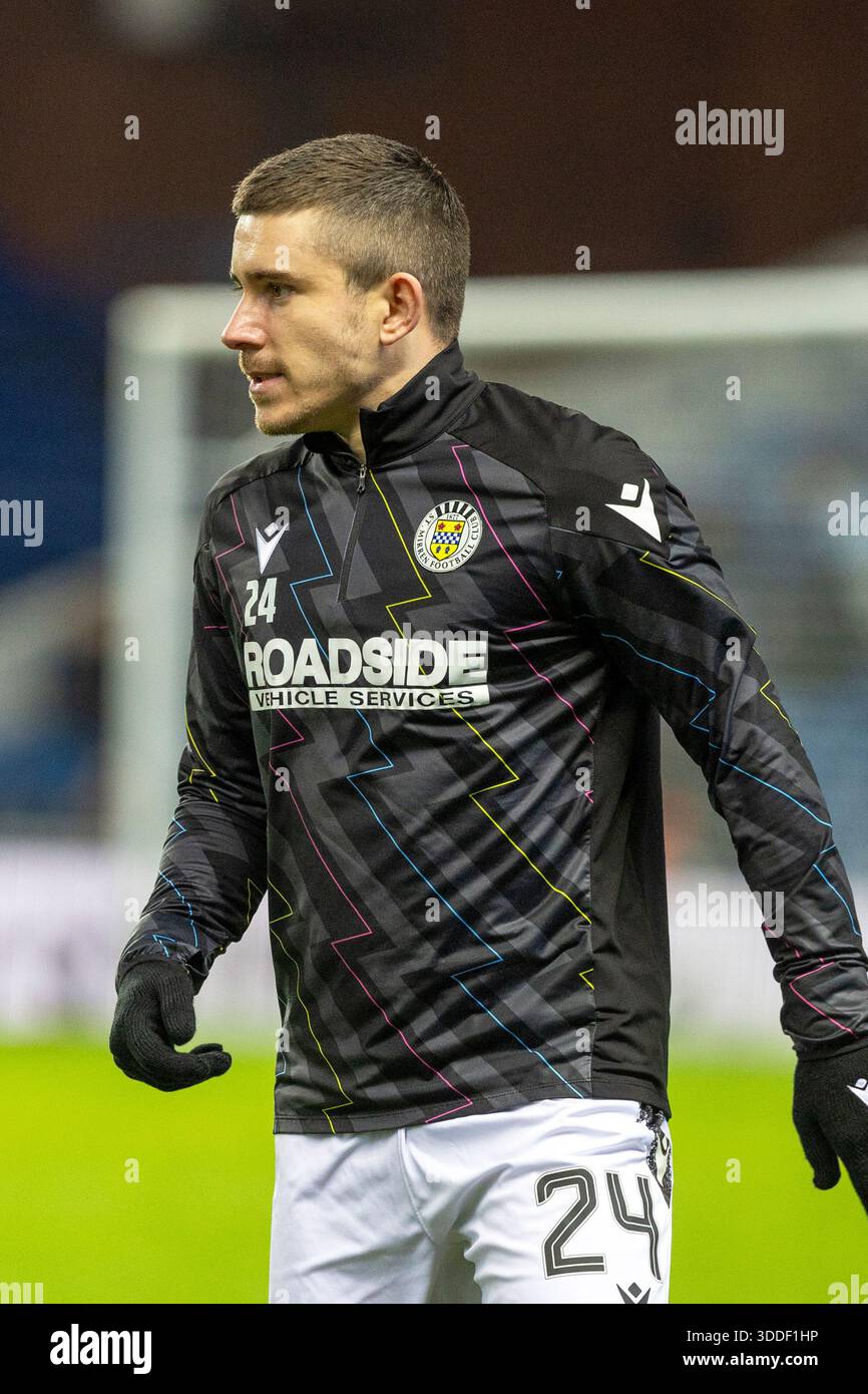 DECLAN JOHN, professional football player, currently playing for St Mirren football club, a Football team playing in the Scottish Premier Division. Im Stock Photo