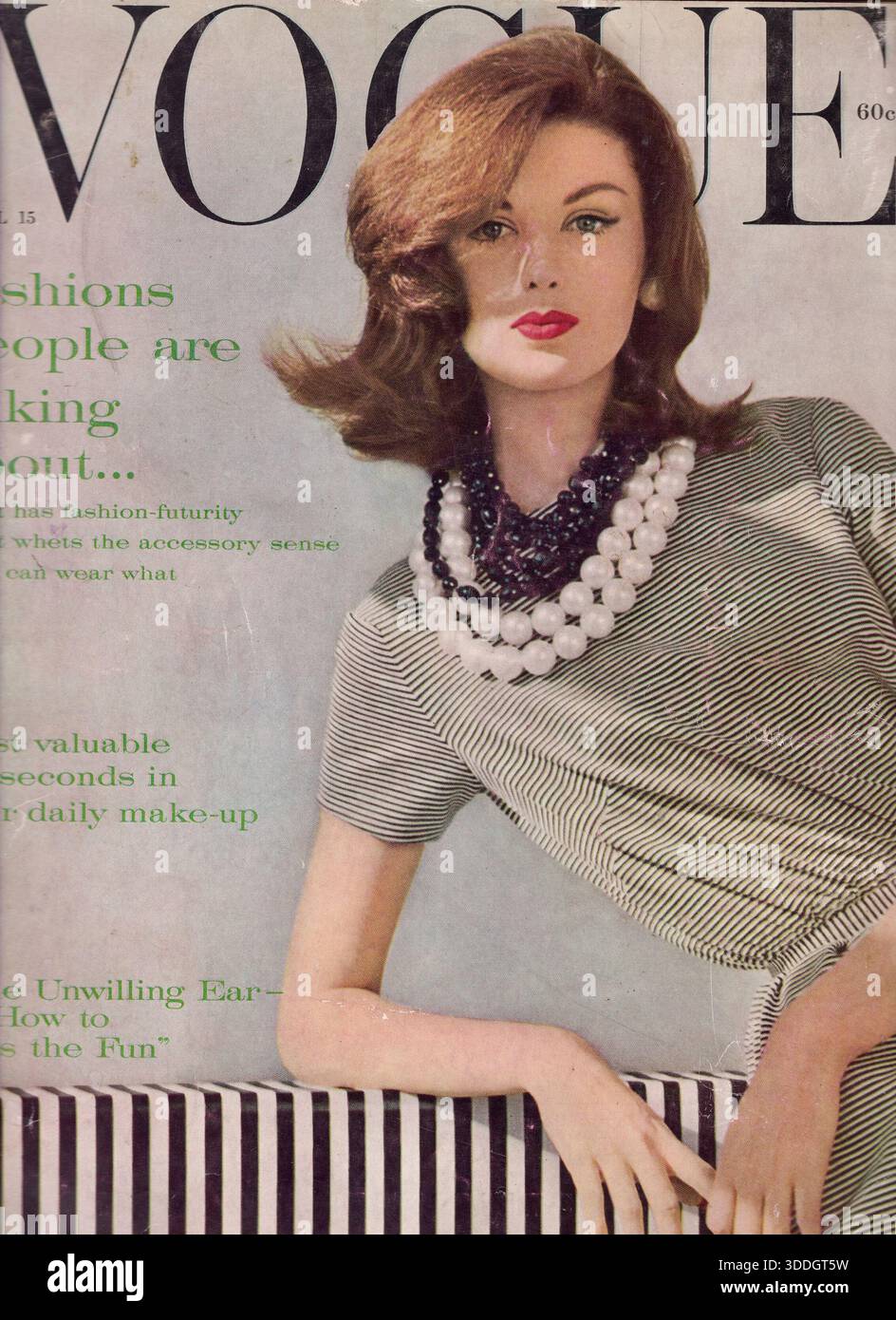 Vogue cover 1960 hi-res stock photography and images - Alamy