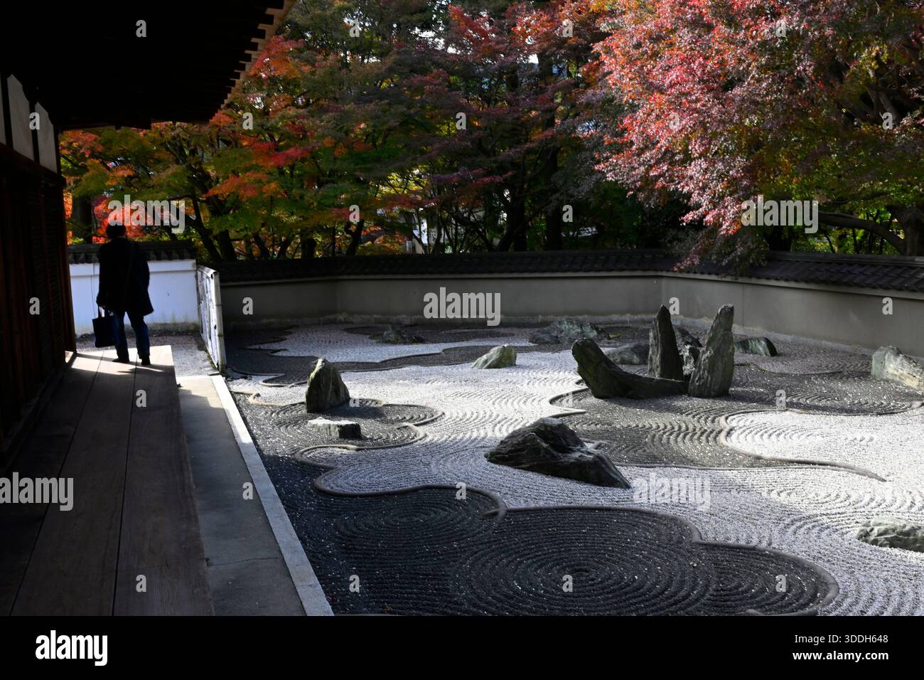 Tofuku-ji,Kyoto,Japan. The West Garden of Ryogin-an zen buddhist temple ...