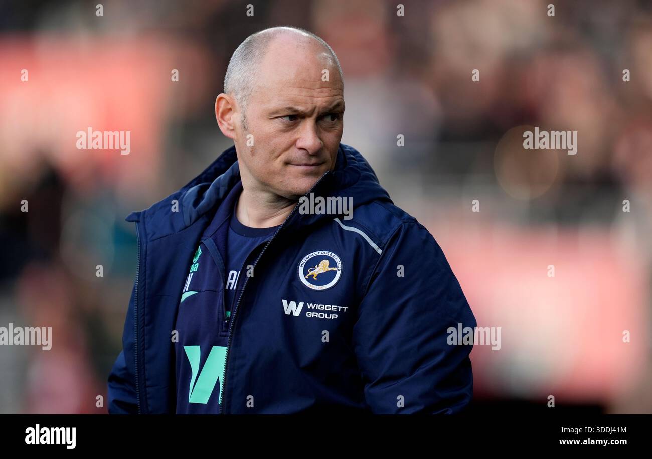 Millwall manager Alex Neil before the Sky Bet Championship match at St ...