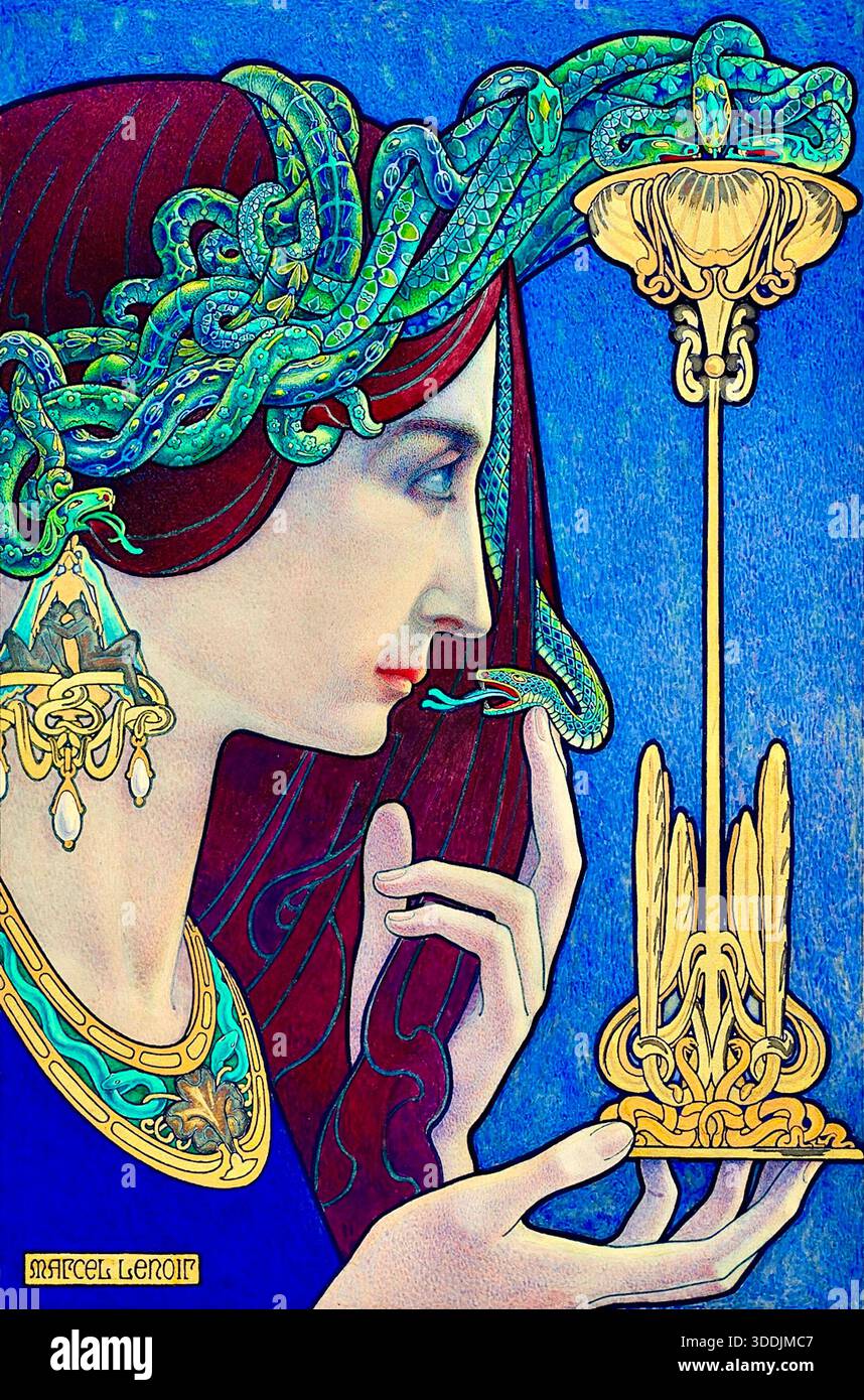 アート・デザイン・音楽 ART NOUVEAU: ART 1900 Art nouveau 1900 hi-res stock photography and images - Alamy