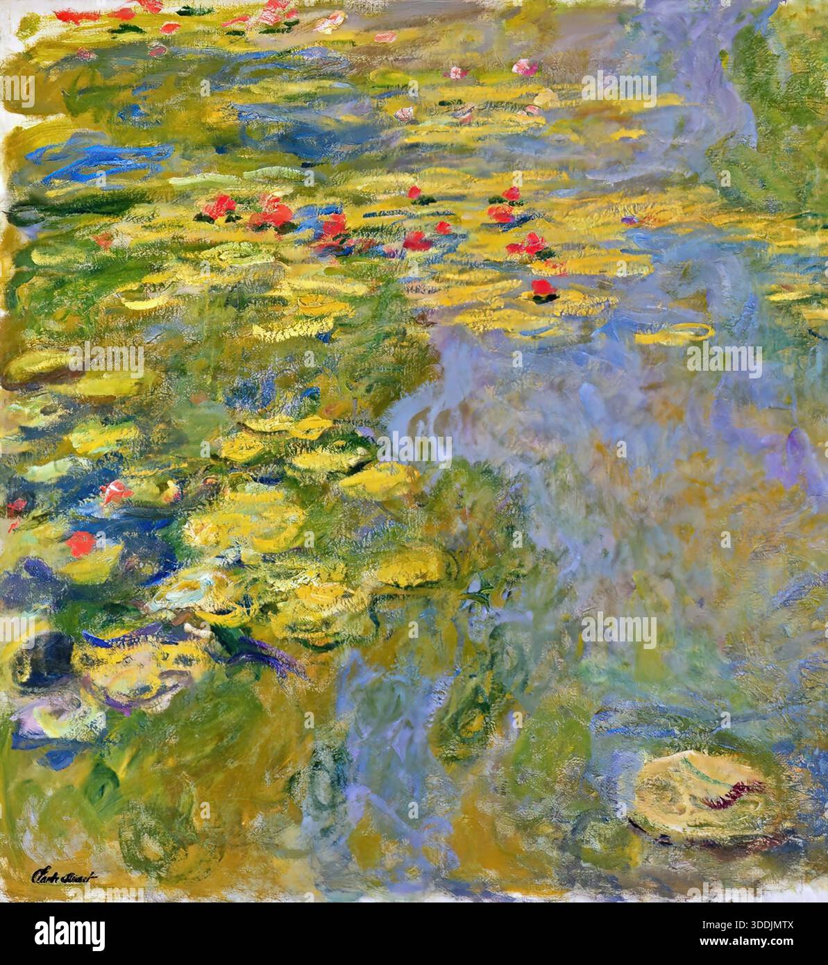 Claude Vector Image Claude monet water lilies 1917 1919 Stock Vector Images - Alamy