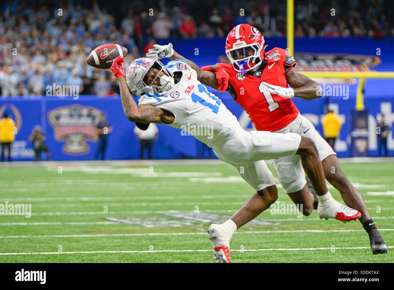 NEW ORLEANS, LA - JANUARY 01: Ole Miss Rebels wide receiver Deuce ...