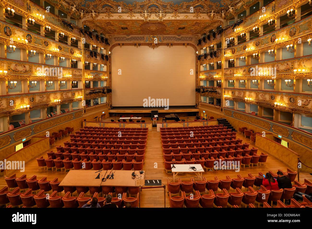 Venice Opera House オペラハウス　インテリア Venice opera house interior hi-res stock photography and images