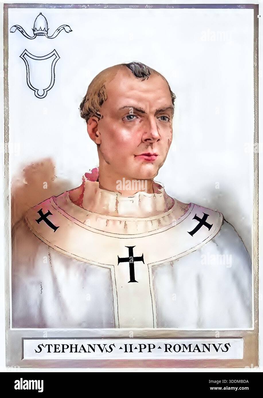 Stephen II (III) (d. 26 April 757) was Pope from 752 to 757