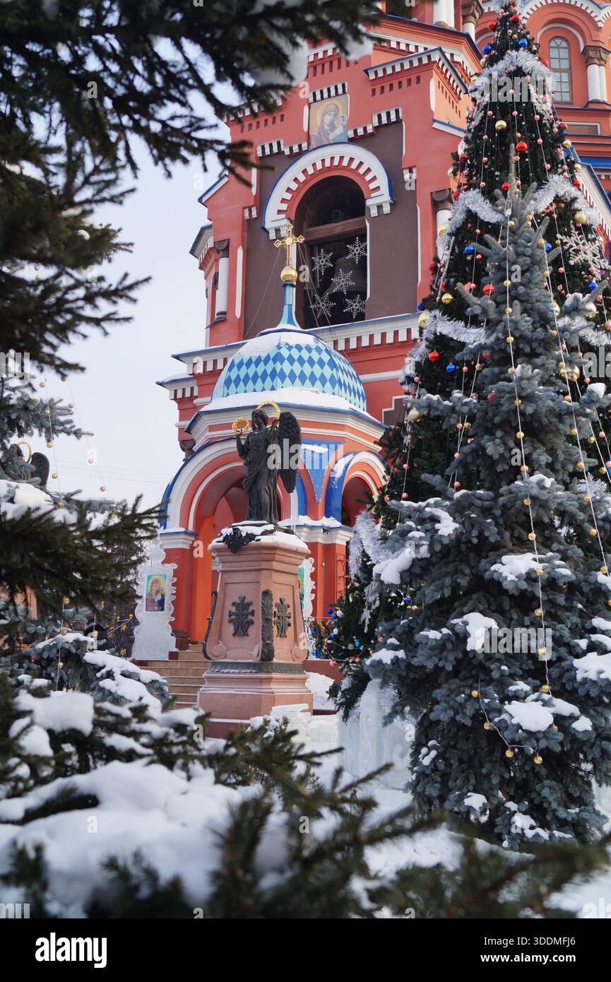 Temple of the Kazan Icon of the Mother of God Stock Photo - Alamy