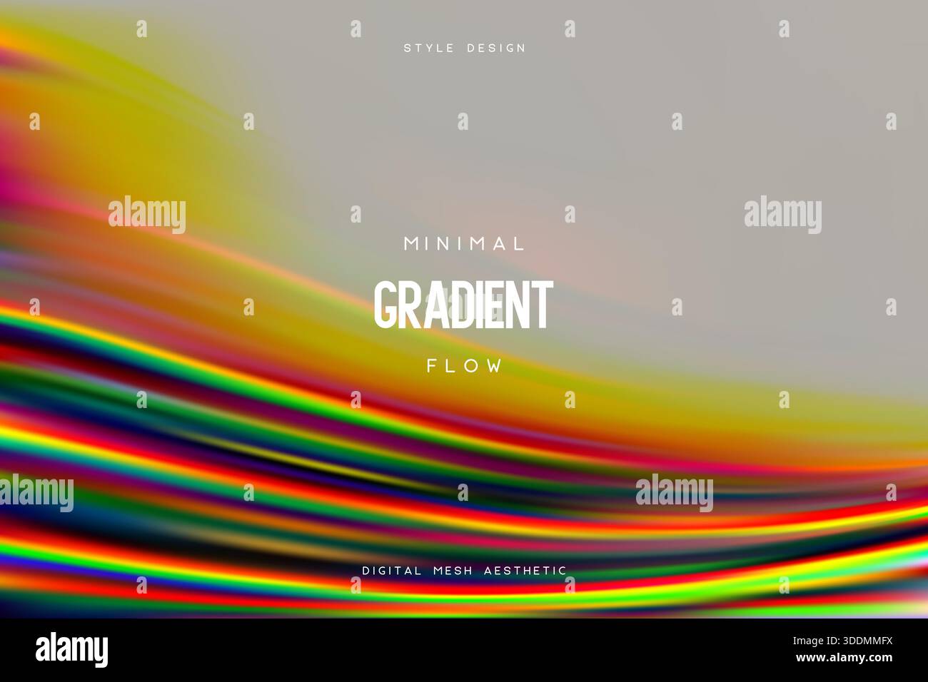 Abstract vector background with soft mesh gradient Stock Vector