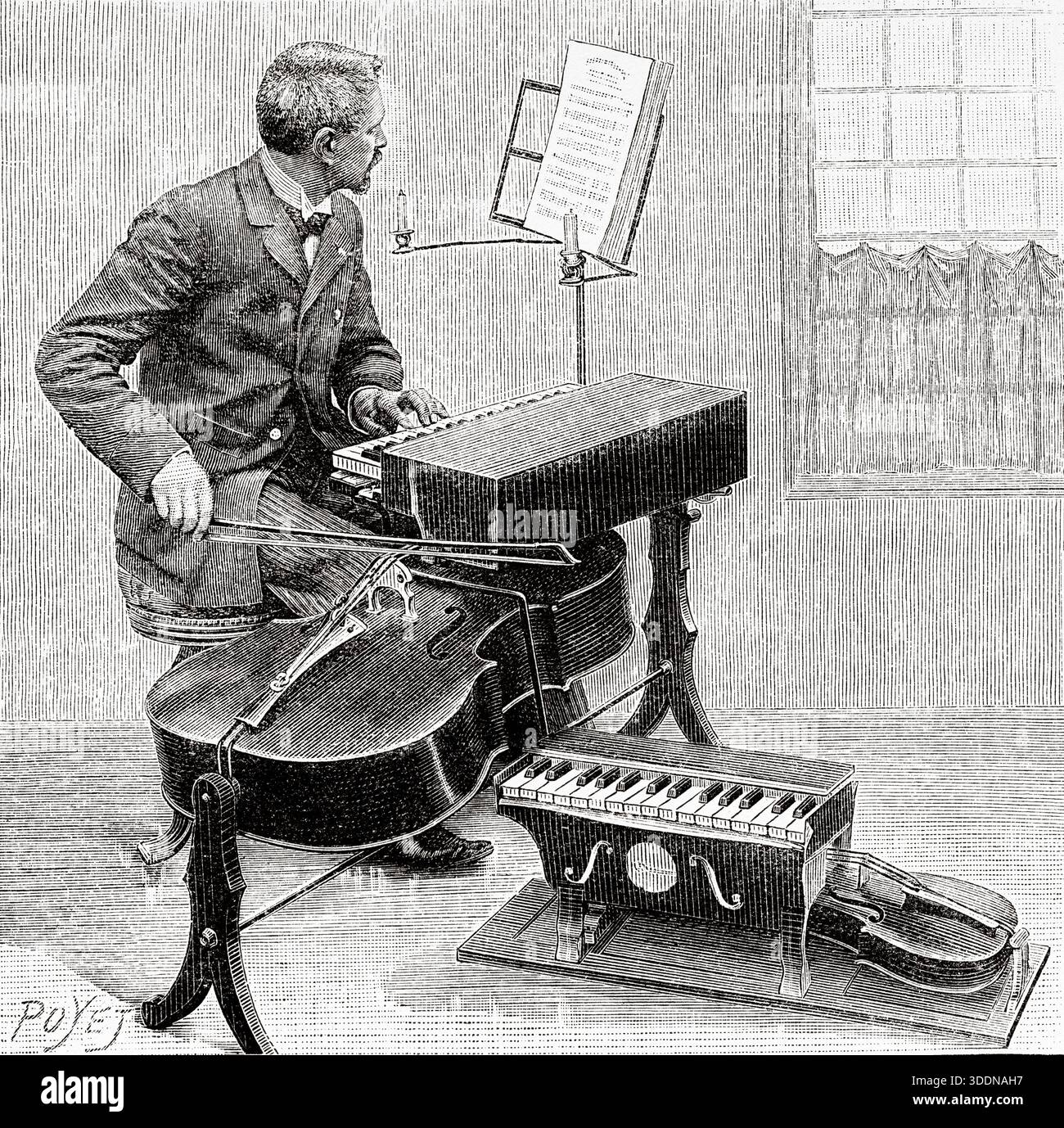 Drawing art instrument classical music hi-res stock photography