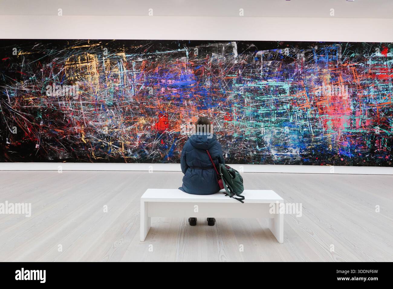 Chance Compositions by Alice Anderson. The long now: Saatchi Gallery at ...