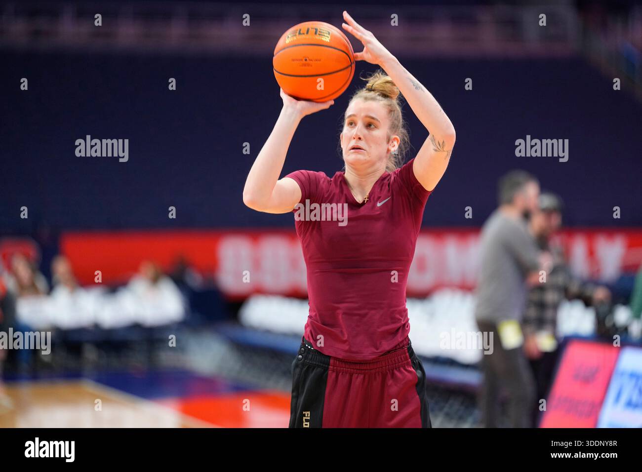 SYRACUSE, NY - JANUARY 01: Florida State Seminoles Guard Emma Risch (12 ...