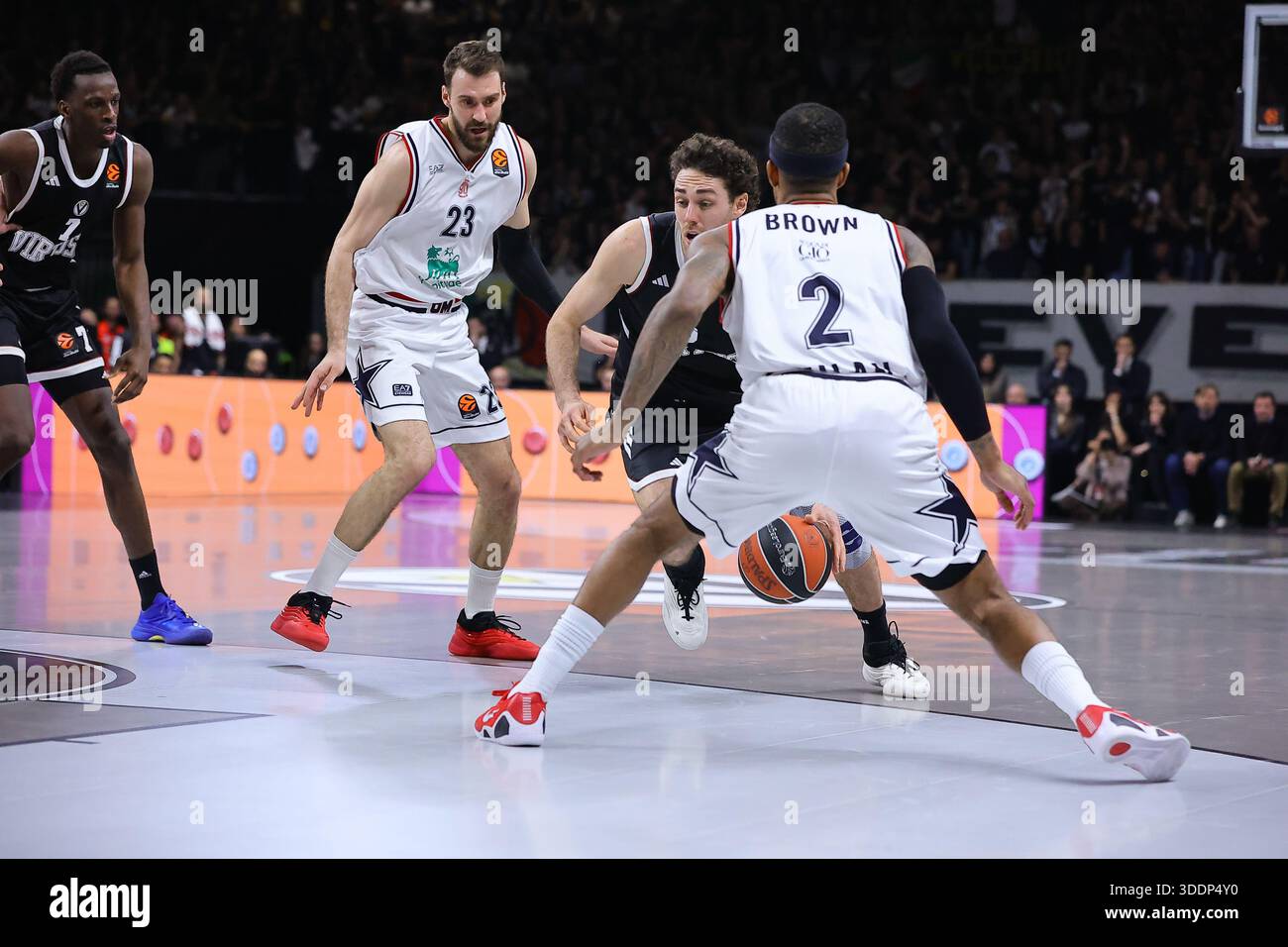 EA7 Emporio Armani Milan hosts Virtus Bologna in EuroLeague