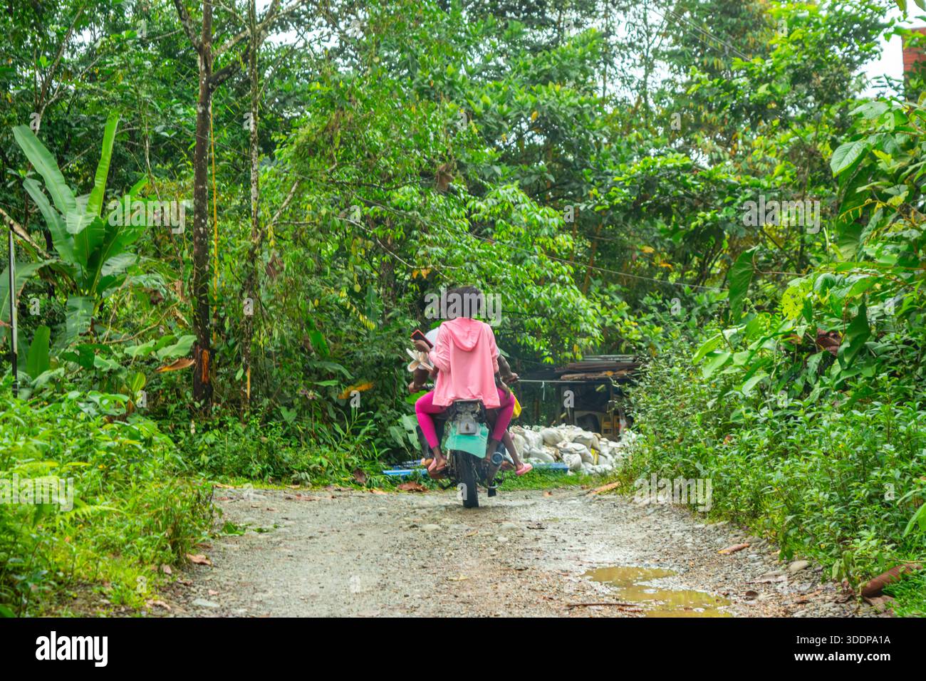 Rural road scene featuring motorcycle hi-res stock photography and ...
