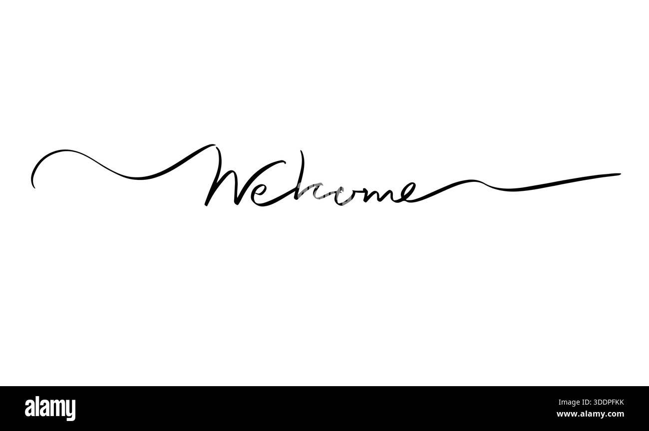 Black cursive font Black and White Stock Photos & Images - Alamy