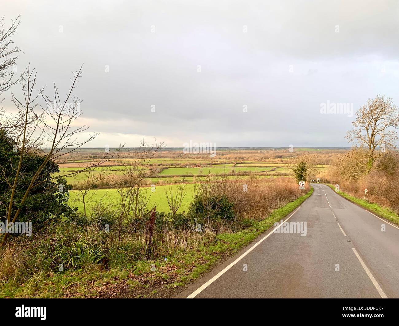Dramatic Battle of Edgehill Warwickshire England The first major clash of the English civil war 23 October 1642 Royal cavalry led by Prince Rupert - Smartphone Captured Stock Image