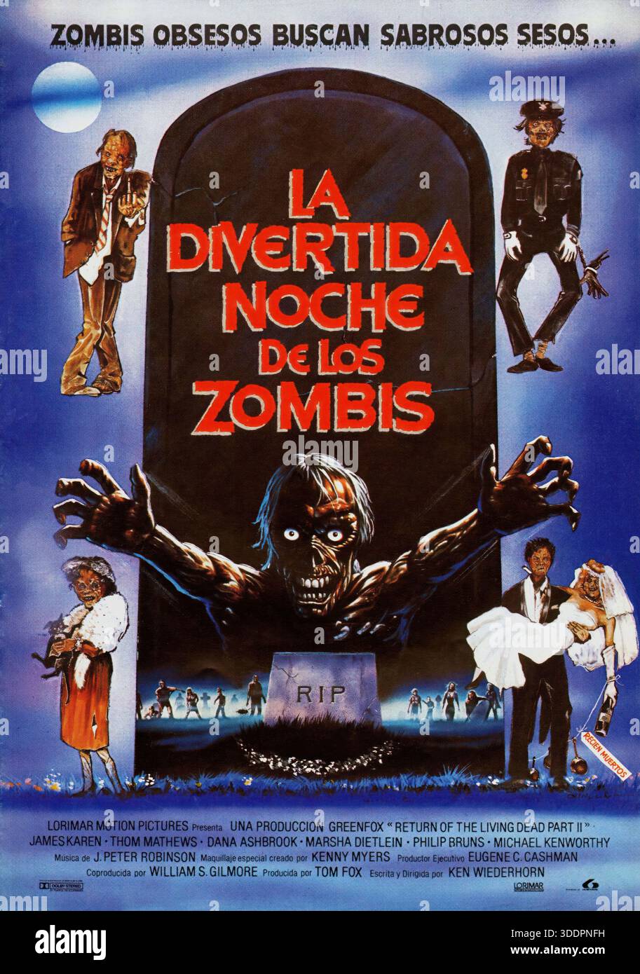 Return of the living dead poster hi-res stock photography and