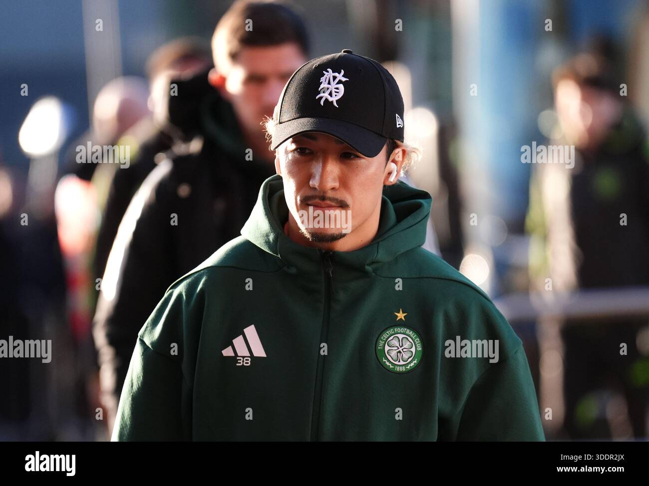 Celtic's Daizen Maeda ahead of the William Hill Premiership match at ...