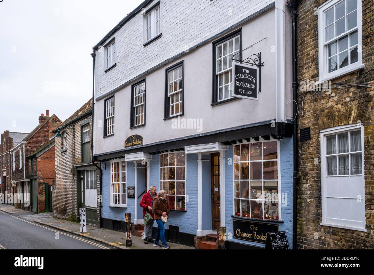The Chaucer Bookshop, Canterbury, Kent, UK. Stock Photo