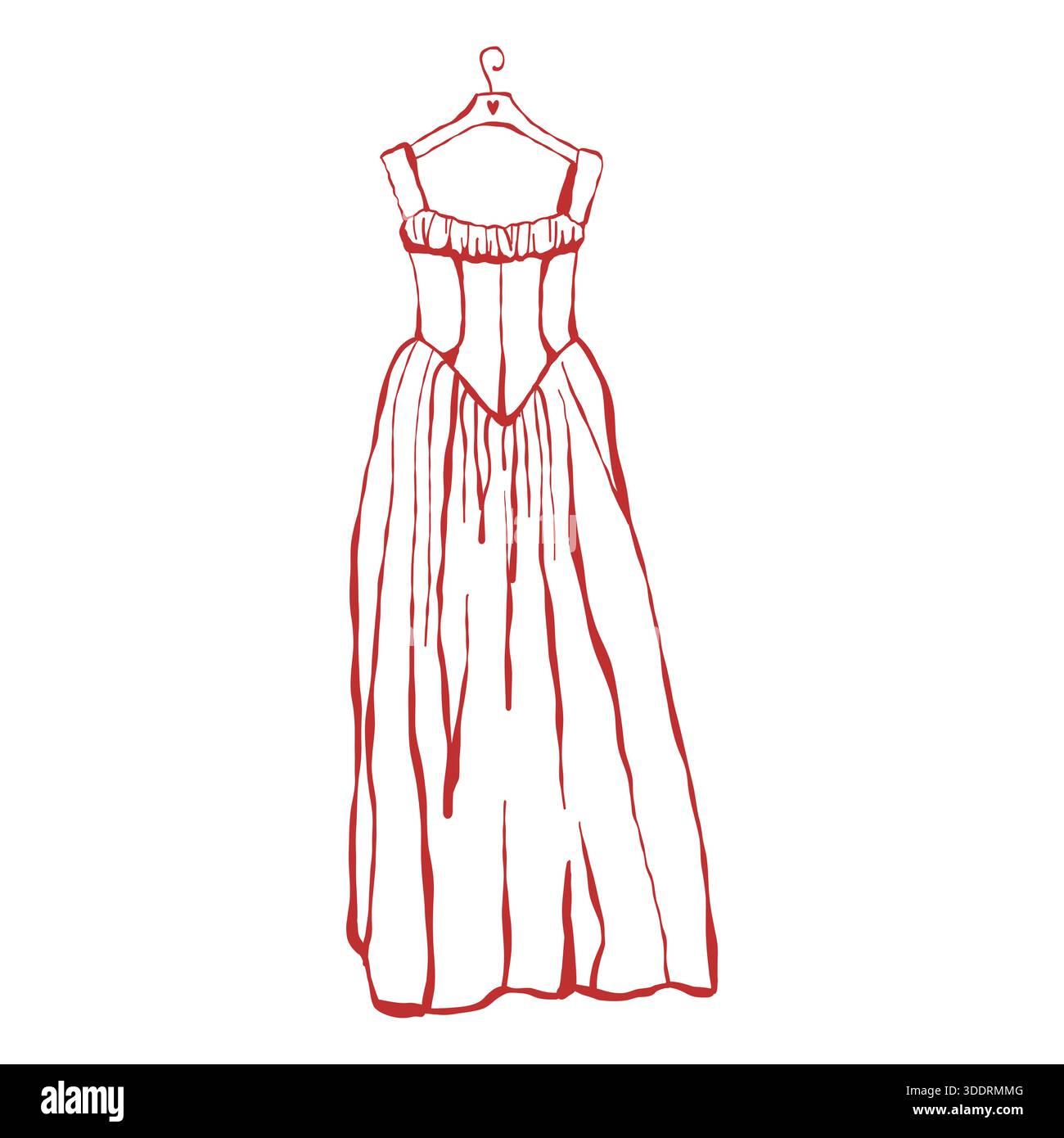 polka dot bridesmaid dress Tulle Polka Dots Off Shoulder Boho Wedding Dress, MW1051 main image 1