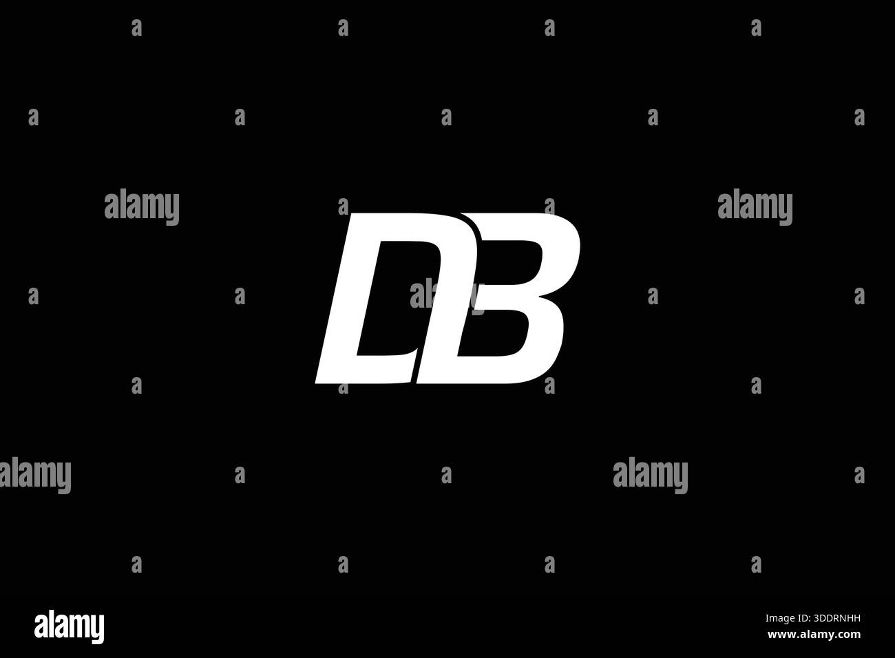Db minimal logo design hi-res stock photography and images - Alamy