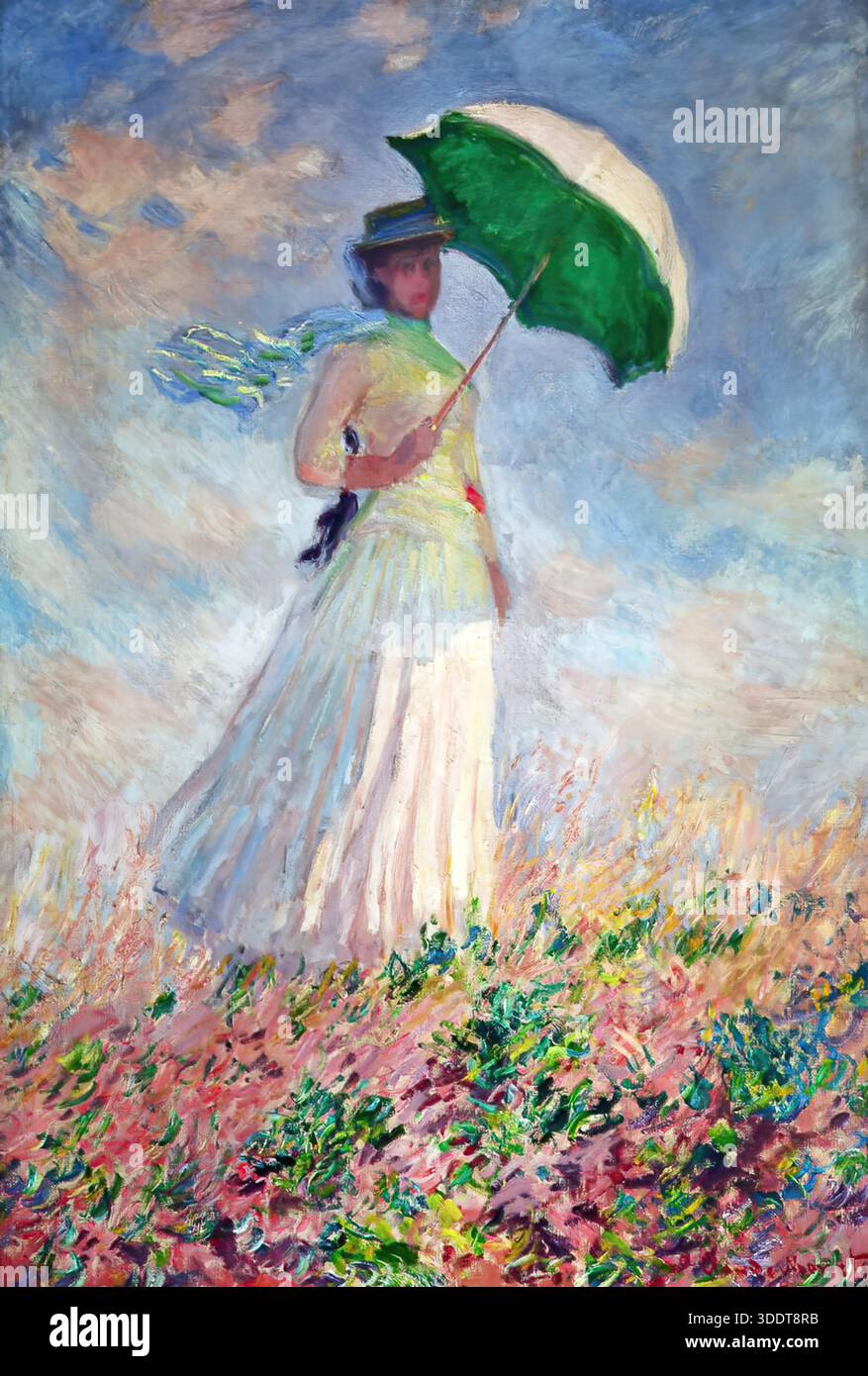 The woman with a parasol 1886 hi-res stock photography and images