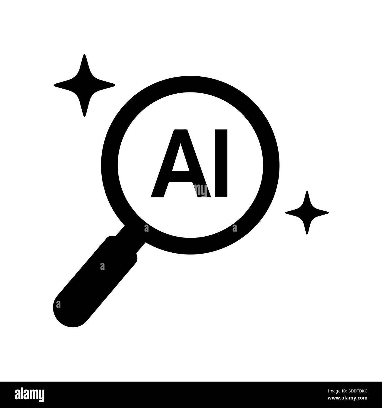 Minimalist Flat Design Representing Data Scientist Tasks And AI Audit Processes Seamlessly Stock Vector
