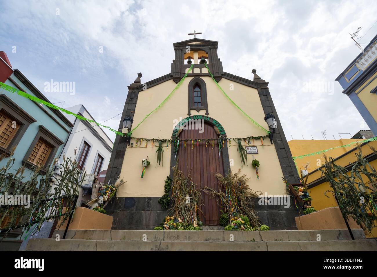 Hermitage of San Roque on the island of Gran Canaria Stock Photo