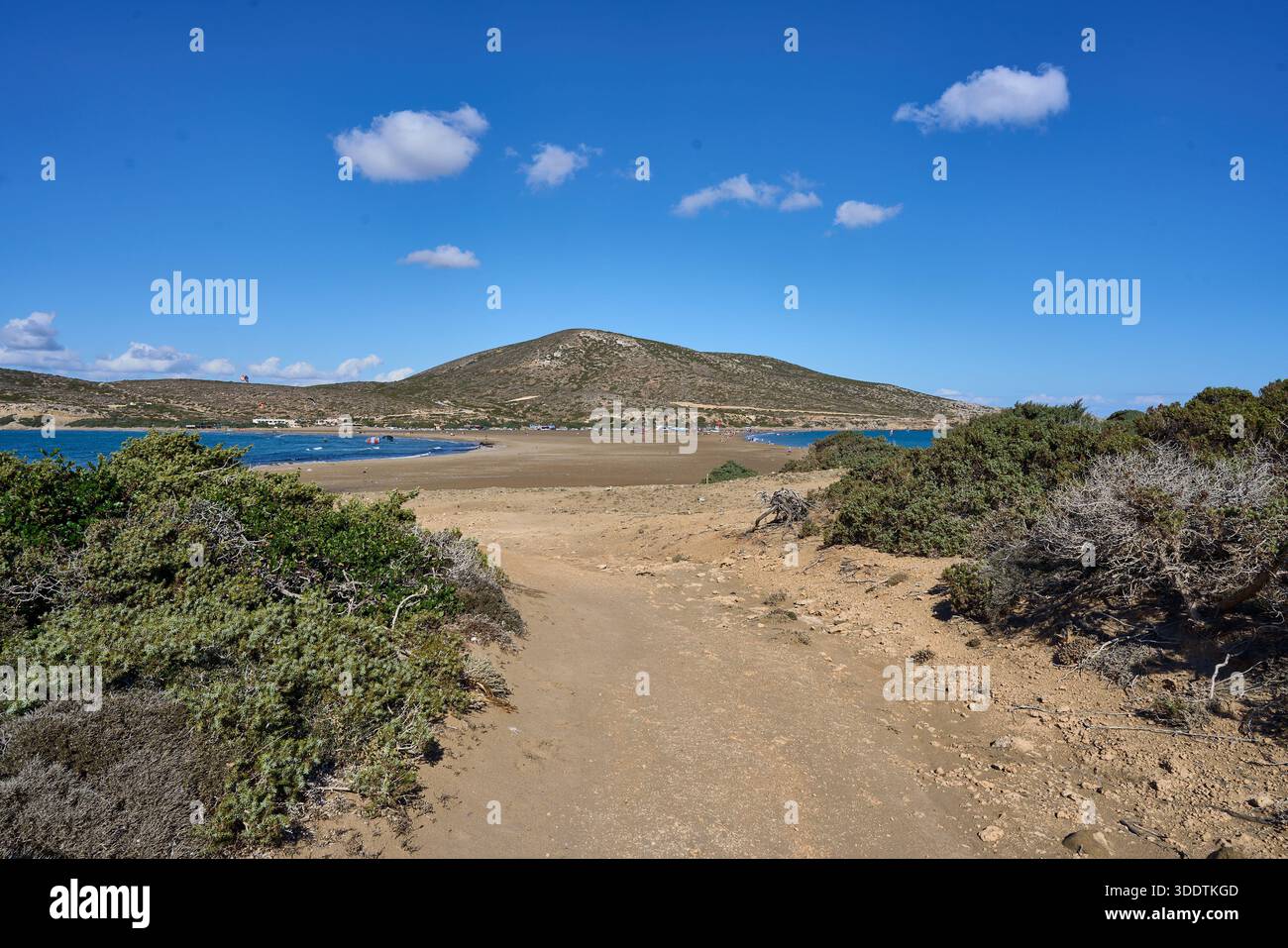 Views of Prasonisi (Rhodes) Stock Photo