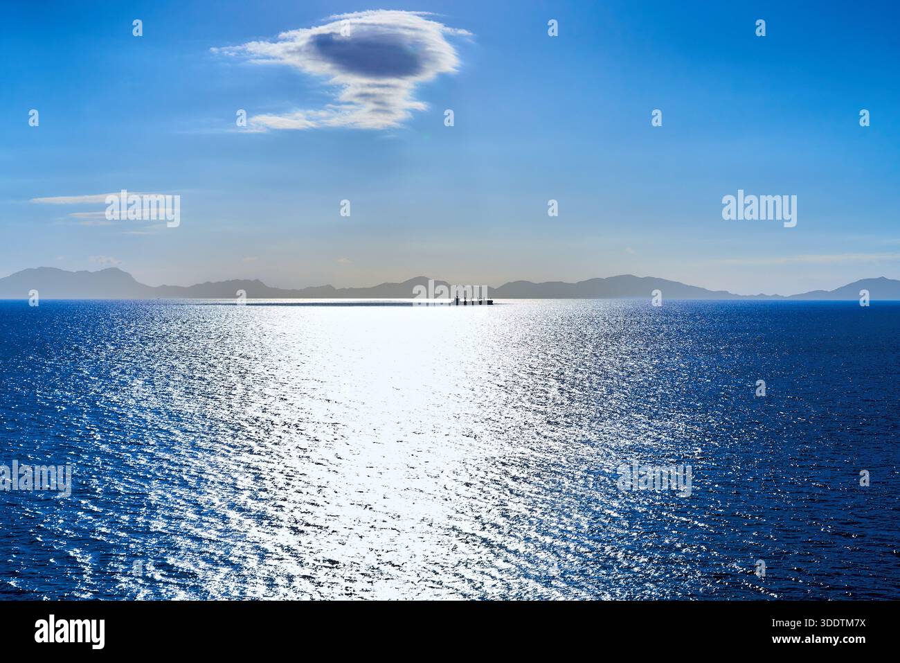 Seaview Prasonisi Rhodes Stock Photo