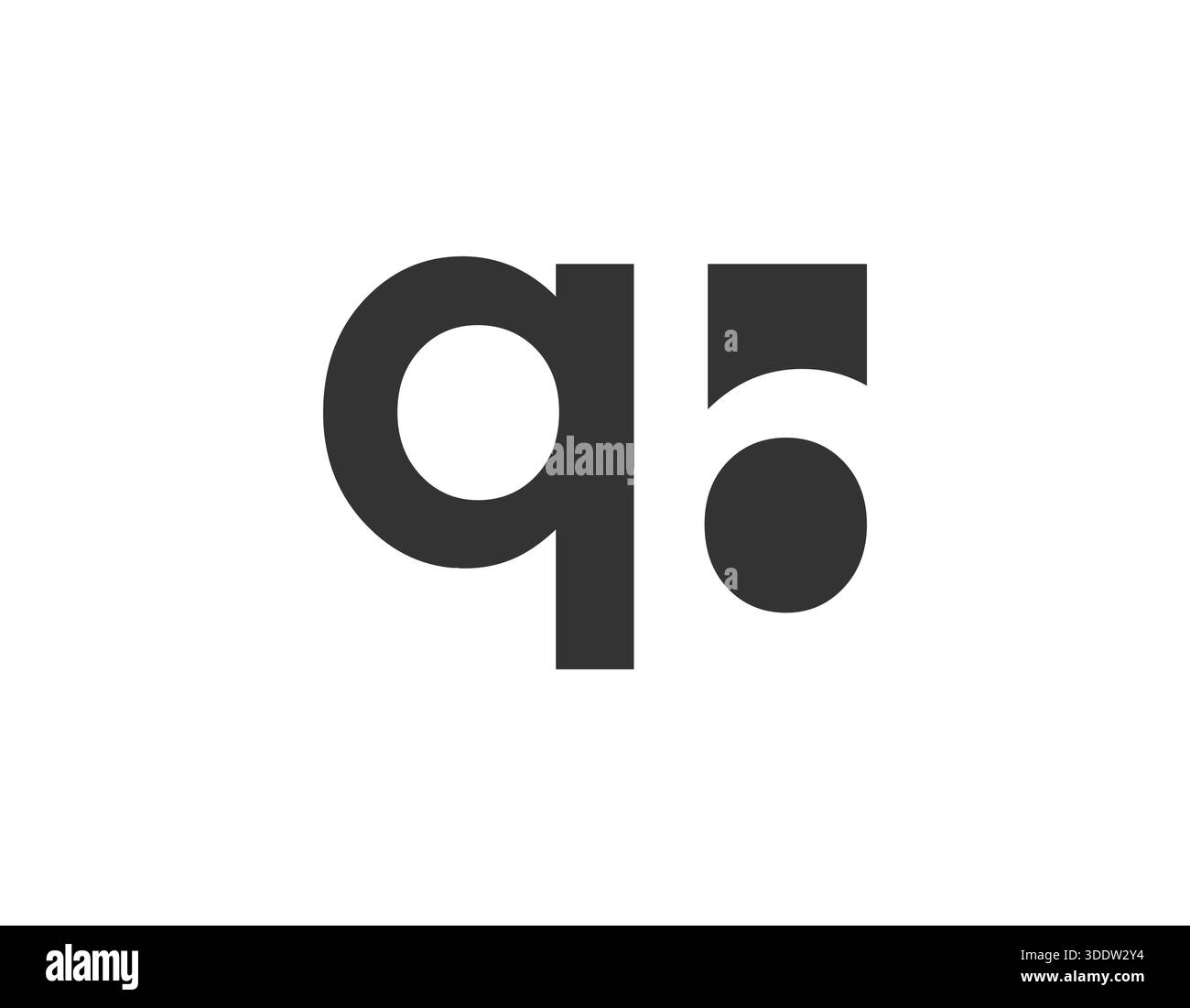 QB creative geometric initial based modern and minimal logo. Letter q b trendy fonts. Universal professional elegant techno vector design. Stock Vector