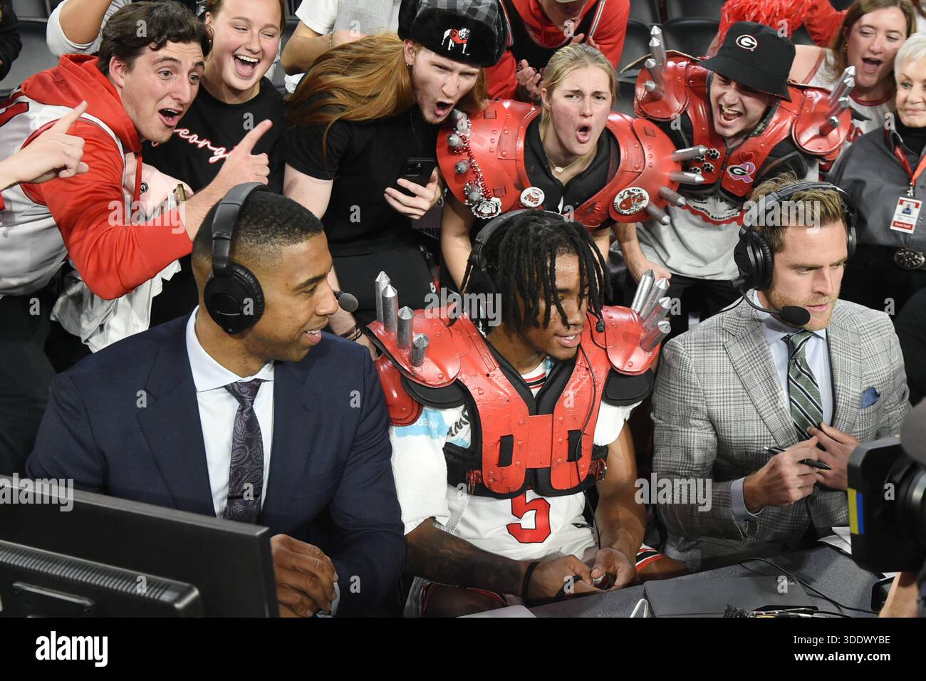 ATHENS, GA - JANUARY 03: Guard Jeremiah Wilkinson #5 of the Georgia ...