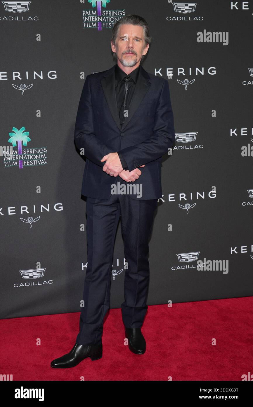 Ethan Hawke Arrives At The 37th Palm Springs Film Ethan Hawke Arrives At The 37th Palm Springs Film Festival Film Awards On Saturday Jan 3 2026 At Palm Springs Convention Center In Palm Springs Calif Photo By Jordan 3DDXG3T 