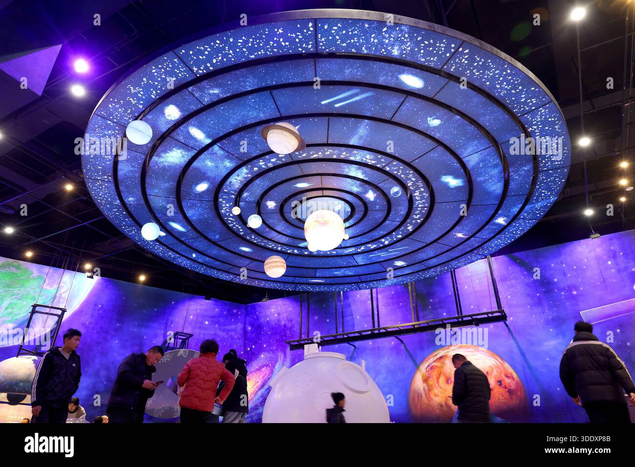ZAOZHUANG, CHINA - JANUARY 3, 2026 - Citizens are visiting the 